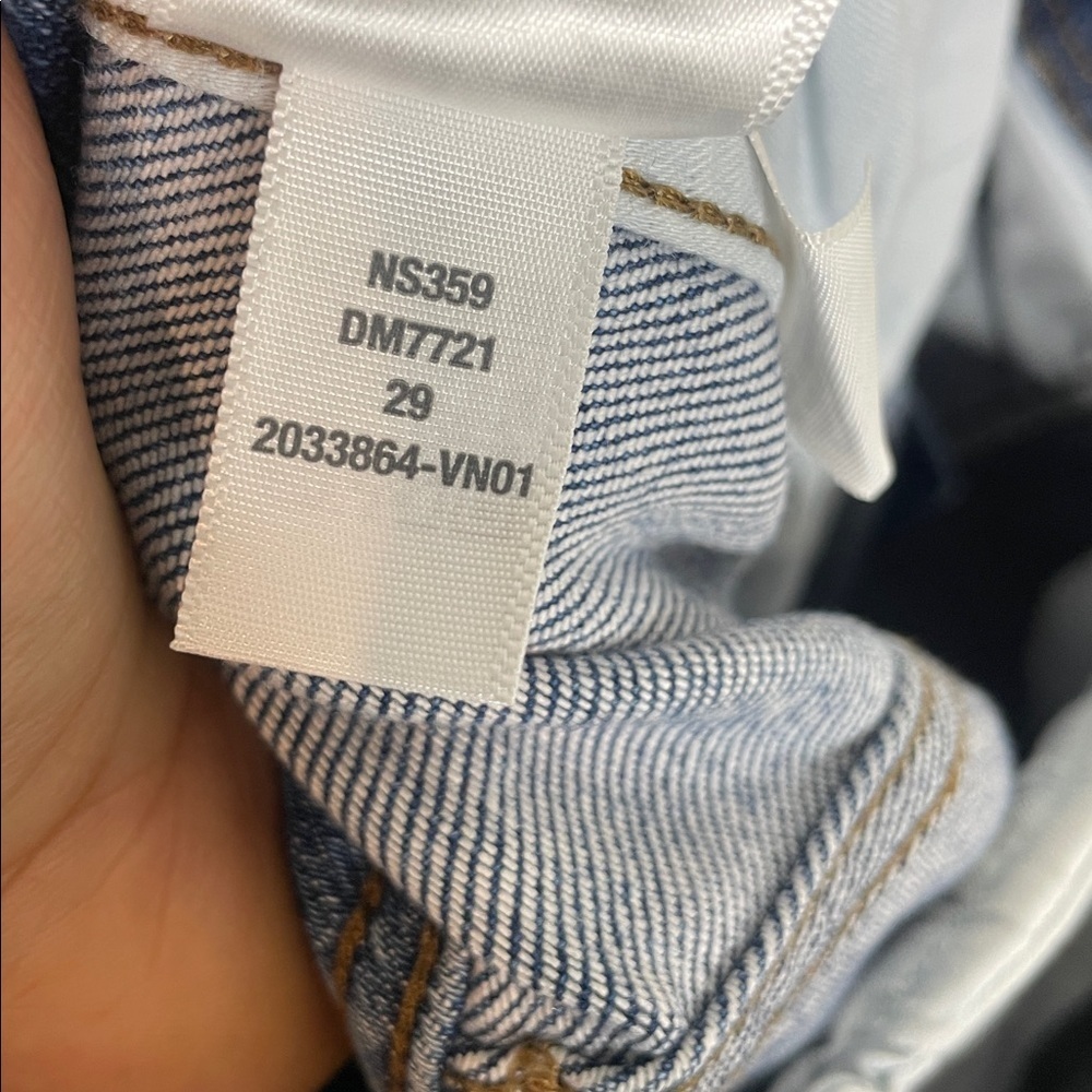 SOLD Madewell | Women’s Tapered Denim Trousers Size 29 - Picture 9 of 9